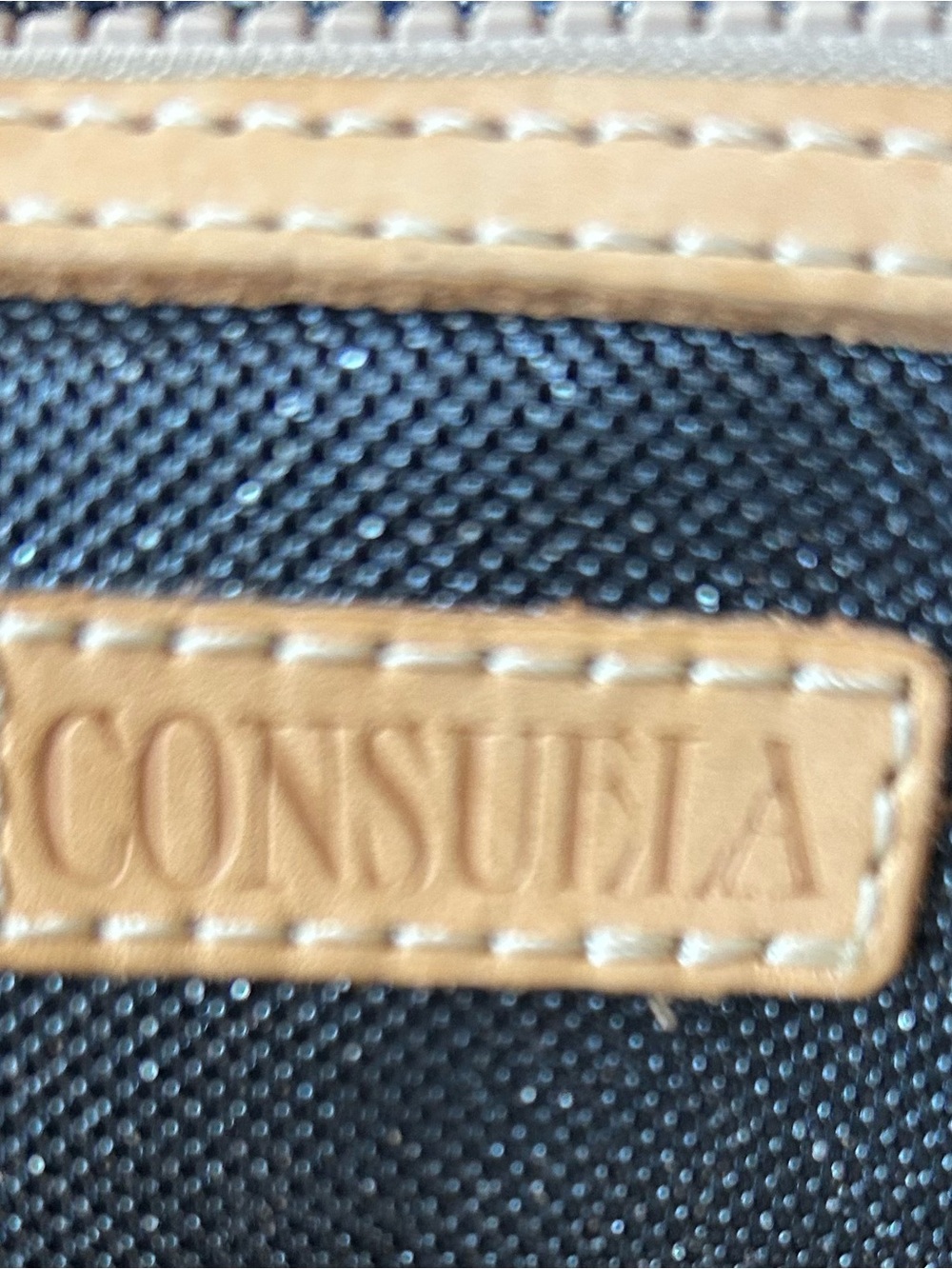 Consuela Black and Tan Small Satchel - Picture 3 of 5